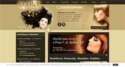 Desktop Screenshot of kadernictvi-kosmetika-manikura.cz